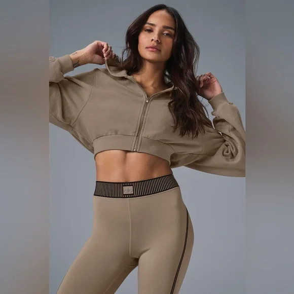 Alo Yoga Sweet Escape Zip-Up Hoodie Women’s Size - Picture 6 of 17